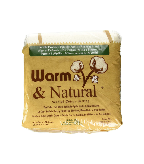 Warm Company Warm Company Warm & Natural Cotton Batting Queen Size 90″X108″ 2341