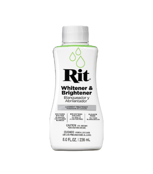 Rit Dye Laundry Treatment Whitener and Brightener, 8 fl oz