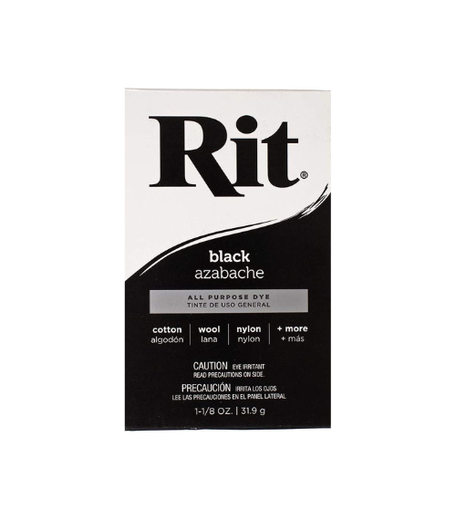 RIT All-Purpose Concentrated Black Dye Powder 1-1/8 oz