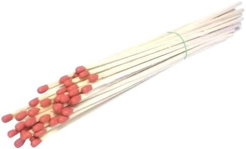 Quality Home 24 Boxes - 11" Fireplace Matches, Long Reach, 960 Matches Total