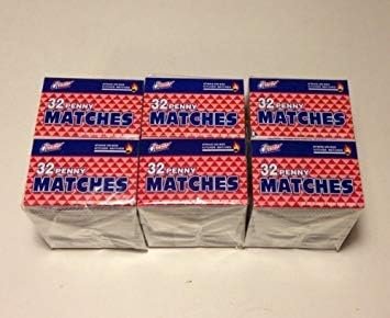 Quality Home 30 BOXES IN LOT- WOODEN PENNY MATCHES 32 IN EACH BOX TOTAL 960 MATCHES NEW